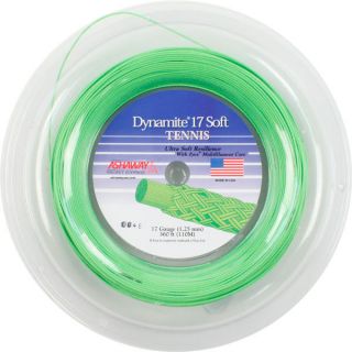 Ashaway Dynamite 17 Soft Reel Tennis String Optic Green