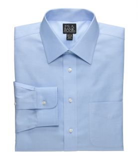 Traveler Tailored Fit Spread Collar Twill Dress Shirt JoS. A. Bank