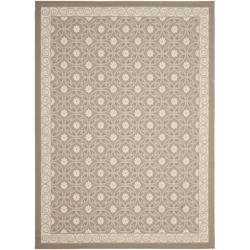 Dark Beige/beige Indoor/outdoor Polypropylene Rug (53 X 77)