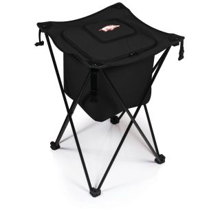 Picnic Time University Of Arkansas Razorbacks Sidekick Portable Cooler (BlackMaterials Polyester; PVC liner and drainage spout; steel frameDimensions Opened 18.5 inches Long x 18.5 inches Wide x 27.8 inches HighDimensions Closed 8 inches Long x 8 inche