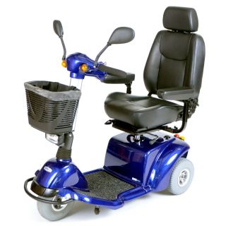 Pilot Blue 3 wheel Power Scooter