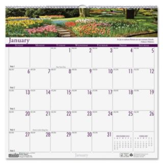 House Of Doolittle Gardens of the World Monthly Wall Calendar