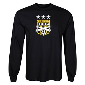 Euro 2012   Charleston Batter Three Star LS T Shirt (Black)