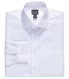 Traveler Spread Collar Tailored Fit Patterned Dress Shirt. JoS. A. Bank
