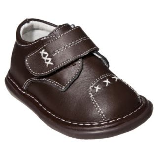 Little Boys Wee Squeak Cross Shoes   Brown 4