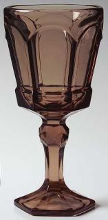 Fostoria Virginia Brown Wine Glass   Stem #2977, Brown,  Heavy Pressed