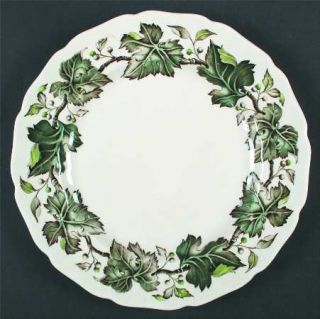 Johnson Brothers Vintage (Cream,Green Ivy& Berries) Dinner Plate, Fine China Din