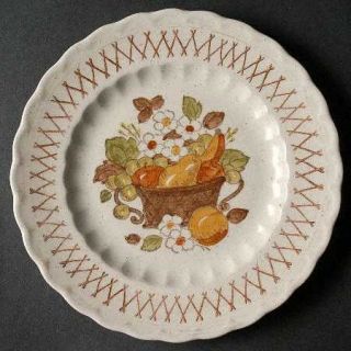 Metlox   Poppytrail   Vernon Fruit Basket Salad Plate, Fine China Dinnerware   B