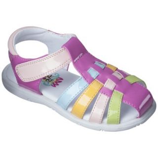 Toddler Girls Rachel Shoes Summertime Sandals   Fuchsia 10
