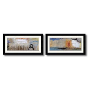J and S Framing LLC Enigmatic Framed Wall Art   Set of 2   31.62W x 16.62H inch