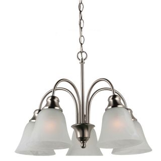 Windgate 5 light Single Tier Brushed Nickel Chandelier