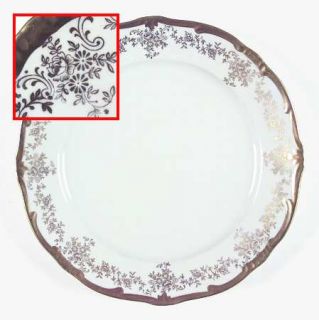 Weimar 14051 Dinner Plate, Fine China Dinnerware   Katherina, Gold Flowers, Heav