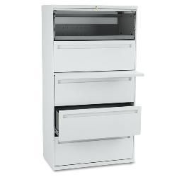Hon 700 Series 36 inch Wide Light Grey Lateral File Cabinet