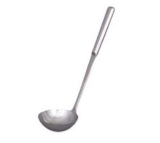 Browne Foodservice 4 oz Stainless Ladle w/ Fingergrips, 12 in, Mirror Finish