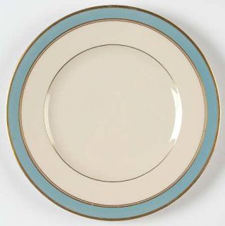 Syracuse Edmonton Blue Luncheon Plate, Fine China Dinnerware   Virginia Shape, B