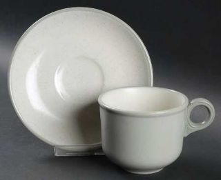 Harker Early Morn Flat Cup & Saucer Set, Fine China Dinnerware   Country Style,
