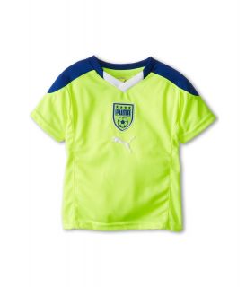 Puma Kids V Neck Crest Tee Boys T Shirt (Yellow)