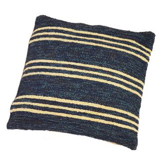 South Beach Blue Striped Indoor/ Outdoor Pillow
