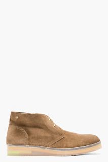 Diesel Brown Suede Sandman Chukkas