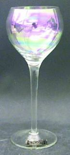 Toscany Iris Lustre (Non Optic) Wine Hock   Iridescent,Non Optic