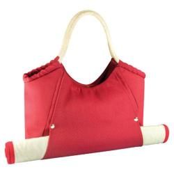 Picnic Time Cabo Beach Tote And Mat Red