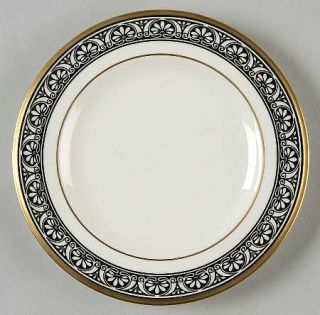 Pfaltzgraff Ethos Bread & Butter Plate, Fine China Dinnerware   Bone China,Black