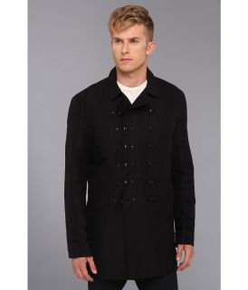 John Varvatos Star U.S.A. Admirals Peacoat Mens Coat (Black)