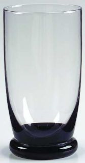 Artland Crystal Legacy Black Highball Glass   Black Bases/Stems, Clear Bowl