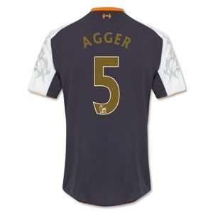 Warrior Liverpool 12/13 Daniel Agger Third Soccer Jersey