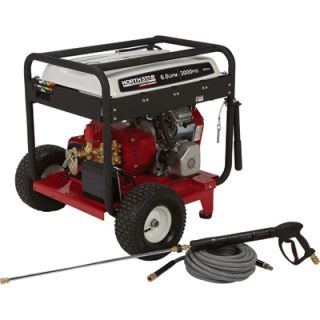 NorthStar Super High Flow Gas Cold Water Pressure Washer   6.0 GPM, 3000 PSI,