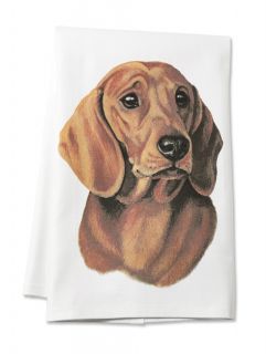Dog Breed Kitchen Towel, Dachshund