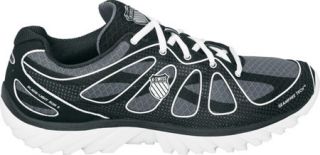 Womens K Swiss Blade light Run II   Castle Grey/Black/White Running Shoes