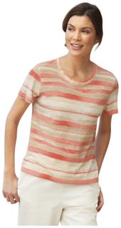 Short sleeved Textured Stripe Knit / Short sleeved Textured Stripe Knit Shirt