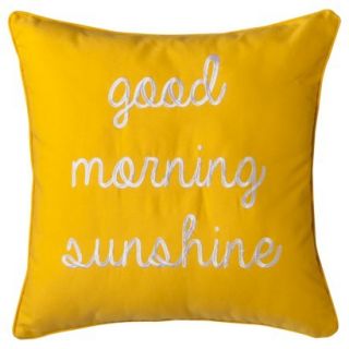 Good Morning Sunshine Decorative Pillow