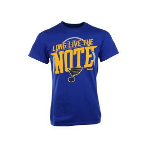 St. Louis Blues Reebok NHL Arched Note T Shirt