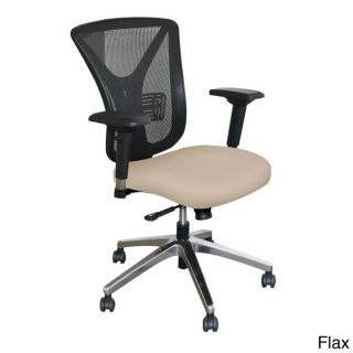 Executive Mesh Tilting Chair With Aluminum Base (Iris (navy), flax, forsynthia (tan), fennel green, orange, teal, raspberry, limeWeight capacity 250 pounds Dimensions 38.75 to 42.5 inches high x 19.75 to 27.75 inches wide x 27 inches deep Seat dimension