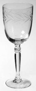 Fostoria Holly Clear (Stem #6030) Claret Wine   Stem #6030, Cut #815