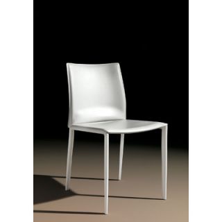 Bontempi Casa Linda Side Chair 04.26 Upholstery White with white stitching