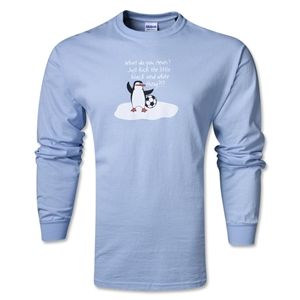 hidden Penguin LS Soccer T Shirt