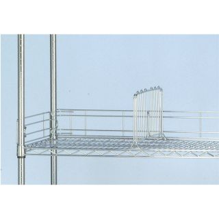 Quantum Back Ledge for Chrome Shelving System   60 Inch Wide, Model BL60