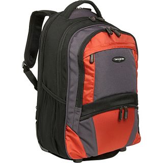 Wheeled Backpack   Medium   Black/Orange