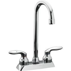 Kohler K 15275 4 cp Polished Chrome Coralais Entertainment Sink Faucet