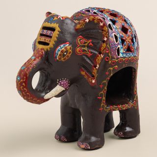 Nomad Terracotta Elephant Lantern   World Market