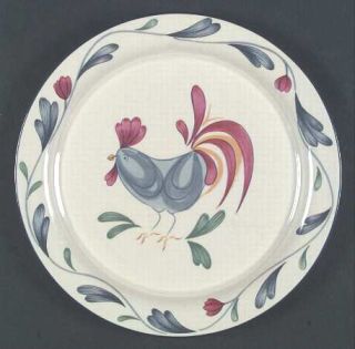 Lenox China Poppies On Blue (For The Blue) Accent Luncheon Plate, Fine China Din