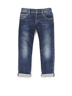 Gucci Little Boys Straight Leg Jeans   Blue Denim