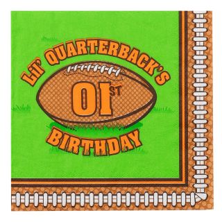Lil Quarterback 1st Birthday Lunch Napkins