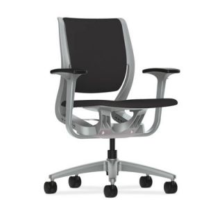 HON Purpose Mid Back Task Chair HONRW101 Color Black, Frame Finish Platinum