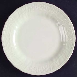 Mikasa Renaissance White Bread & Butter Plate, Fine China Dinnerware   White, Em