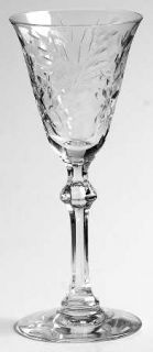 Seneca Cut 58 Cordial Glass   Stem#482, Optic,    Flowers