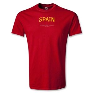 Euro 2012   Spain FIFA Beach World Cup 2013 T Shirt (Red)
